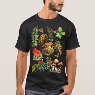 Bos, wilde paddenstoelen t-shirt