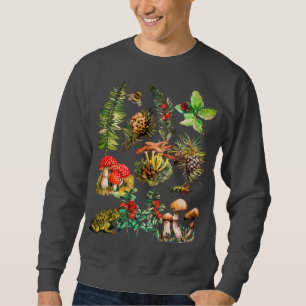 Bos, wilde paddenstoelen trui