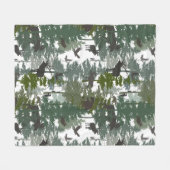 Bos Wildlife Fleece Deken (Voorkant (Horizontaal))