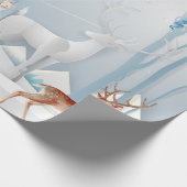 Bos Winter Wonderland Cadeaupapier (Hoek)