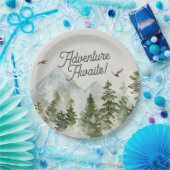 Bos Woud Cupcake Topper Papieren Bordje (Feest)