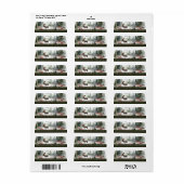 Bosanimalen Retouradreslabels Etiket (Full Sheet)