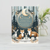 Bosbabbyshower Kaart (Staand voorkant)