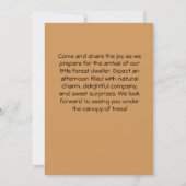 Bosbabbyshower Kaart (Achterkant)