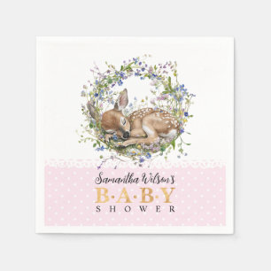 Bosbaby Doe Kleine Hert Baby Shower Servetten