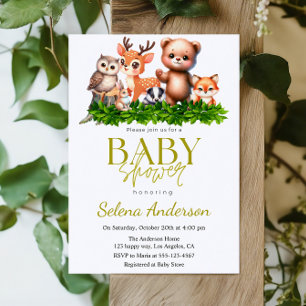 Bosbabyfeest - Mooie bosdieren Kaart