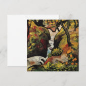 Bosbeek van August Macke Vintage Expressionisme (Voorkant / Achterkant)