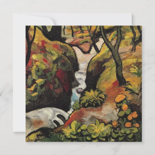 Bosbeek van August Macke Vintage Expressionisme (Voorkant)