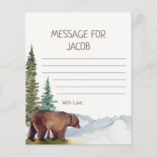 Bosbeer Tijdcapsule (Voorkant)