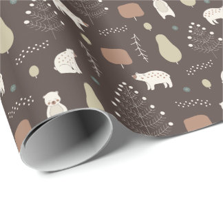 Bosberen Cadeaupapier