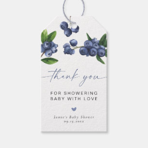 Bosbes Baby Shower Bedank Je Favor Cadeaulabel