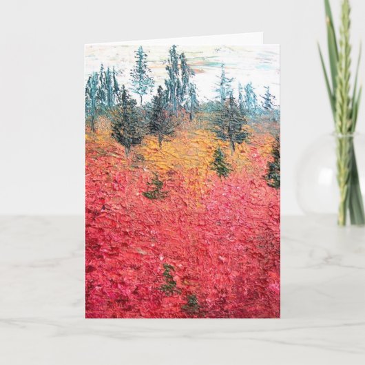 Bosbes & Pijnboom Kaart (Voorkant)