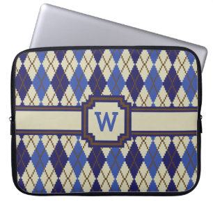 Bosbes Scone Argyle Laptophoes Laptop Sleeve