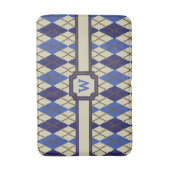 Bosbesscone Argyle Badmat (Voorkant Verticaal)