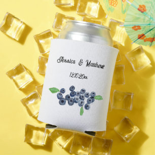 Bosbessen Bosbes Fruit Waterverf Bruiloften Blikjeskoeler