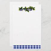 bosbessen briefpapier (Voorkant / Achterkant)