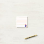 Bosbessen Ijs Cup En Marshmallow | Post-it® Notes (Op bureau)