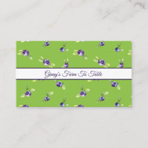 Bosbessen op groen Boerderij naar tafel