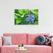 bosbessen op struik canvas afdruk (Insitu (Woonkamer))