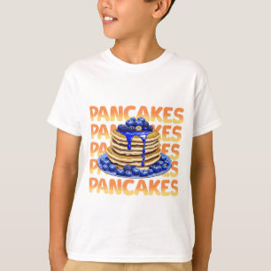 Bosbessen pannenkoeken, lekkere foodie t-shirt