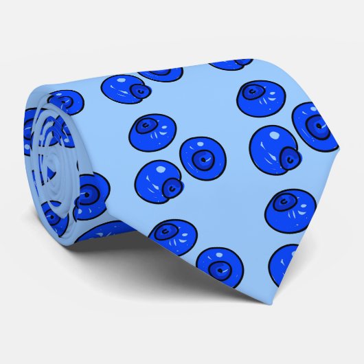 bosbessen stropdas (Opgerold)