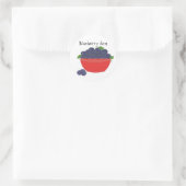 Bosbessenjam Ronde Sticker (Tas)