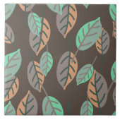 Bosbladeren Keramische tegel Tegeltje (Voorkant)