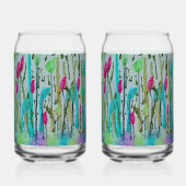 Bosbloemen Blikvorm Glas (Achterkant)