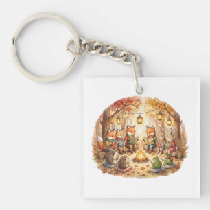 Bosboek   Knus bos cottagecore kussen Sleutelhanger
