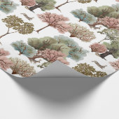 Bosbomen Konijnen Cadeaupapier (Hoek)