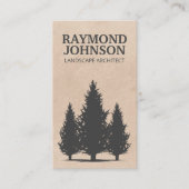 bosbomen | landschapsarchitectuur | hovenier visitekaartje (Voorkant)