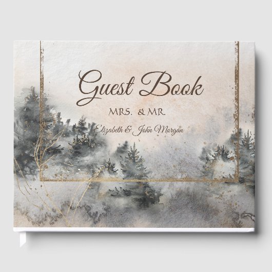 Bosboom Bosland Huwelijk Gastenboek (Voorkant)