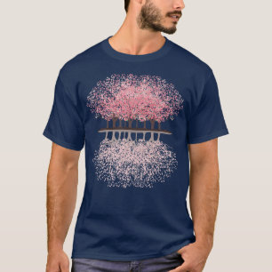 Bosboomboom Japan Japanse bloemenbloem T-shirt