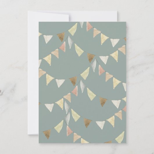 Bosbos Beer 1e verjaardag Kaart (Achterkant)