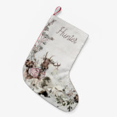 Bosbos met naam kleine kerstsok (Voorkant (Hangend))