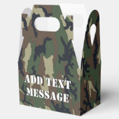 Bosbos Militaire Camouflage Bedankdoosjes (Geopend)