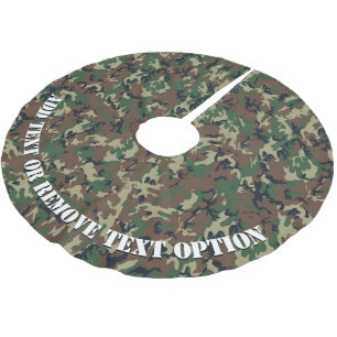 Bosbos Militaire Camouflage Kerstboom Rok