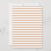 Bosbossen Baby shower Invitation Kaart (Achterkant)