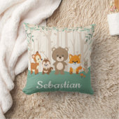 Bosbossen Dieren Deer Fox Beer Nursery Kussen (Deken)