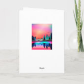 Bosbossen in bergaurora kaart (Achterkant)