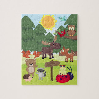 Bosbossen Kinder puzzle Legpuzzel