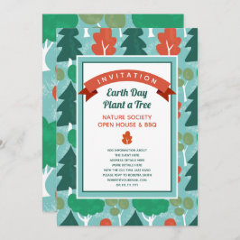 Bosbossen Theme Natuur Lover Kaart