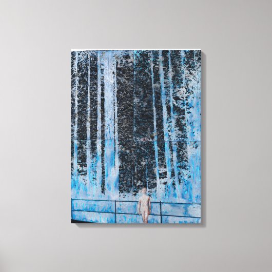 Bosbouw 4 uur daglicht 2009 canvas afdruk (Voorkant)