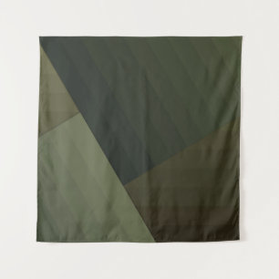 Bosbouw, carrosserieën, gecombineerd, olijf, groen wandkleed