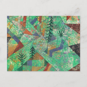 Bosbouw door Paul Klee Briefkaart