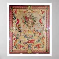 Bosbouw in de vroege Rococo-stijl met riemen en ri