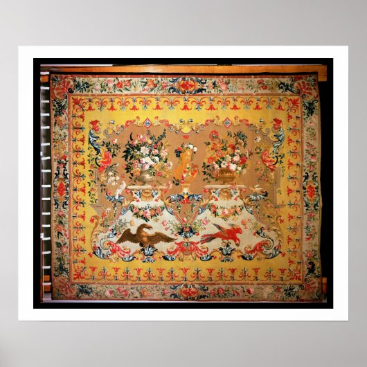 Bosbouw, jaren 1720 (textiel) poster (Voorkant)