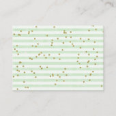 Bosbouwdieren Baby shower Diaper Raffle Informatiekaartje (Achterkant)