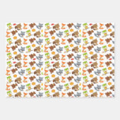 Bosbouwdieren, Herfsten Inpakpapier Vel (Voorkant 3)