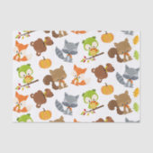 Bosbouwdieren, Herfsten Tissuepapier (Voorkant)